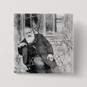 Johannes Brahms, c.1897 Button