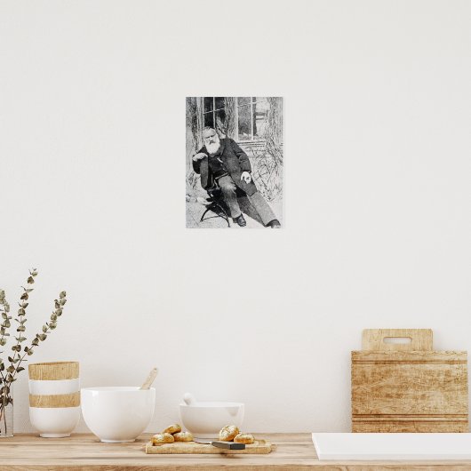 Johannes Brahms, c.1897 Poster (Küche)