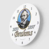 Johannes Brahms Große Wanduhr (Winkel)