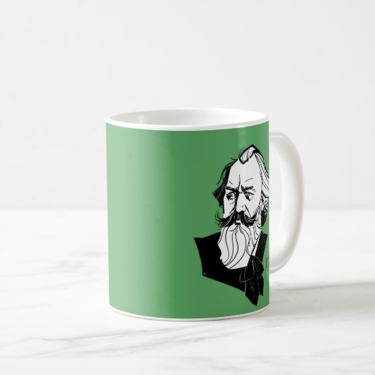Johannes Brahms Kaffeetasse (VorderseiteRechts)