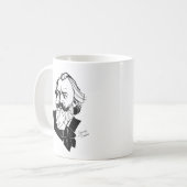 Johannes Brahms Kaffeetasse (Vorderseite Links)