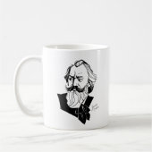 Johannes Brahms Kaffeetasse (Links)