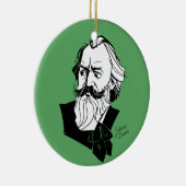 Johannes Brahms Keramik Ornament (Rechts)