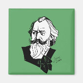 Johannes Brahms Magnet (Vorne)