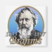 Johannes Brahms Magnet (Vorne)