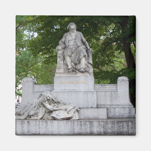 Johannes Brahms Magnet (Vorne)