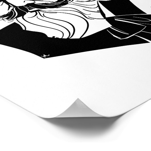 Johannes Brahms Poster (Ecke)