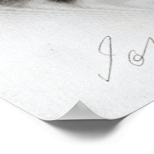 Johannes Brahms Poster (Ecke)