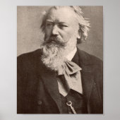 Johannes Brahms Poster (Vorne)