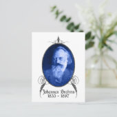 Johannes Brahms Postkarte (Stehend Vorderseite)