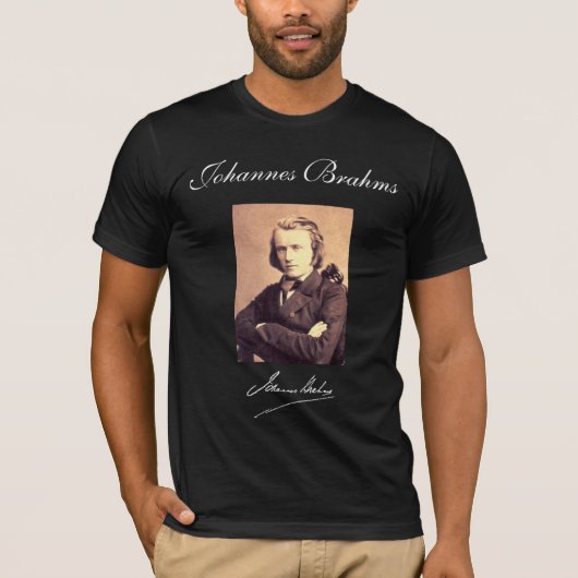 JOHANNES BRAHMS T-Shirt (Vorderseite)