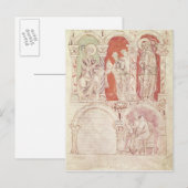 Johannes Cassian schreibt und mönche anbieten Postkarte (Vorne/Hinten)