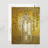 Johannes Chrysostom Orthodox Christliches Symbol Postkarte (Vorne/Hinten)