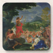 Johannes das Baptist-Predigen, gemalt vor 169 Getränkeuntersetzer (Vorderseite)