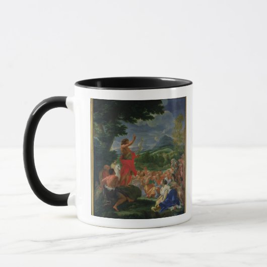 Johannes das Baptist-Predigen, gemalt vor 169 Tasse (Links)