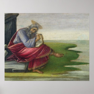 Johannes das göttliche auf Patmos, das Buch Poster