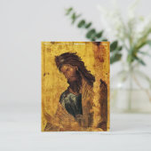 Johannes das orthodoxe Baptist-Symbol Postkarte (Stehend Vorderseite)