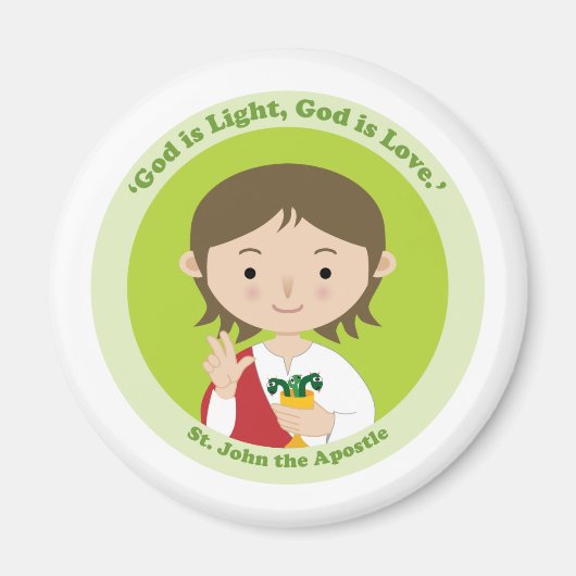 Johannes der Apostel Magnet (Vorne)