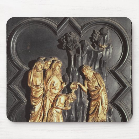 Johannes der Baptist, der im Fluss tauft Mousepad (Vorne)