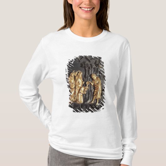 Johannes der Baptist, der im Fluss tauft T-Shirt (Vorderseite)