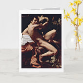 Johannes der Baptist durch Michelangelo DA Karte (Gelbe Blume)