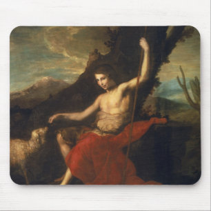 Johannes der Baptist in der Wildnis Mousepad