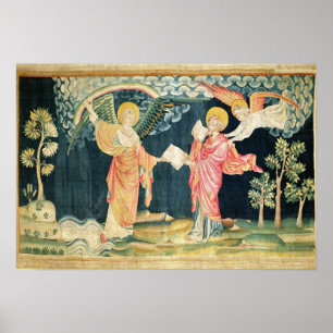 Johannes, der das Buch isst Poster