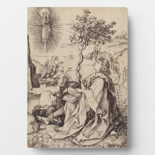 Johannes der Evangelist auf Patmos Fotoplatte