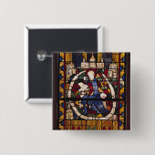 Johannes der Evangelist, der die Apokalypse Button (Vorne & Hinten)