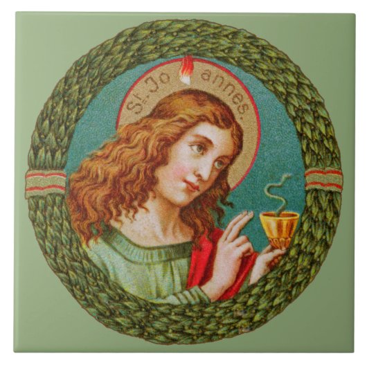 Johannes der Evangelist (JMAS 06) Fliese (Vorderseite)