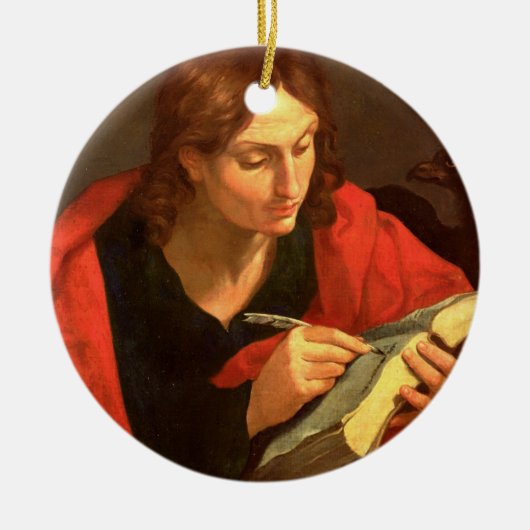 Johannes der Evangelist Keramikornament (Vorne)