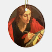 Johannes der Evangelist Keramikornament (Links)