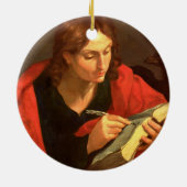 Johannes der Evangelist Keramikornament (Hinten)