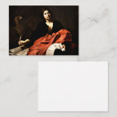 Johannes der Evangelist, Kunstmalerei Mitteilungskarte (Vorne/Hinten)