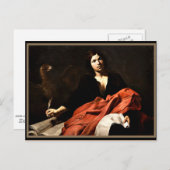 Johannes der Evangelist, Kunstmalerei Postkarte (Vorne/Hinten)