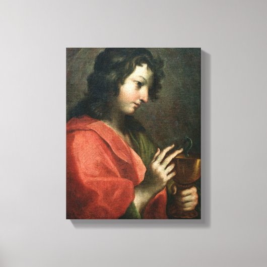 Johannes der Evangelist Leinwanddruck (Vorderseite)