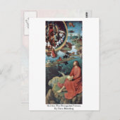 Johannes der Evangelist, Patmos von Hans Memling Postkarte (Vorne/Hinten)