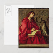 Johannes der Evangelist Postkarte (Vorne/Hinten)