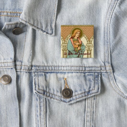 Johannes der Evangelist (RLS 07) Button (Beispiel)