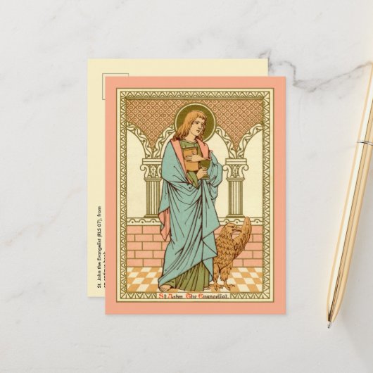 Johannes der Evangelist (RLS 07) Postkarte (Vorderseite/Rückseite Beispiel)