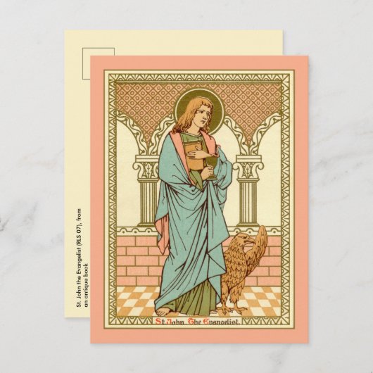 Johannes der Evangelist (RLS 07) Postkarte (Vorne/Hinten)