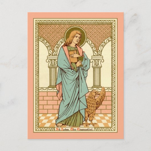 Johannes der Evangelist (RLS 07) Postkarte (Vorderseite)