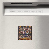 Johannes der Evangelist schreibt die Apokalypse Magnet (In Situ (Geschirrspüler))