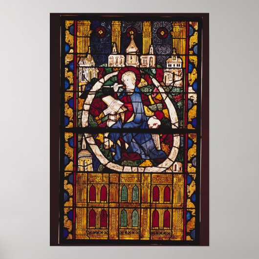 Johannes der Evangelist schreibt die Apokalypse Poster (Vorne)