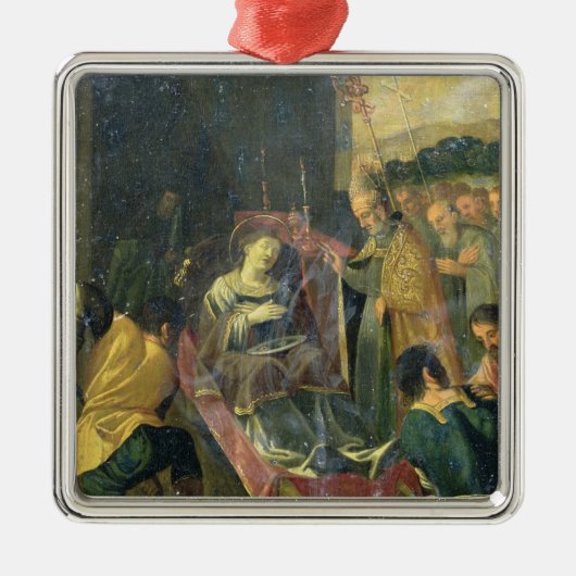 Johannes der Evangelist Silbernes Ornament (Vorne)