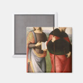 Johannes der Evangelist und Augustinus Magnet (Vorderseite/Rückseite)