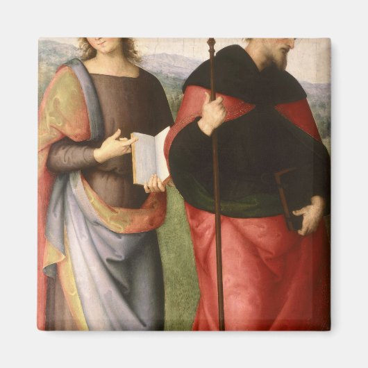 Johannes der Evangelist und Augustinus Magnet (Vorne)