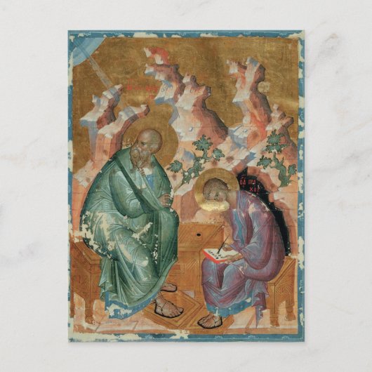 Johannes der Evangelist von Andrei Rublev Postkarte (Vorderseite)