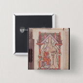 Johannes der Evangelist von den Evangelien Button (Vorne & Hinten)