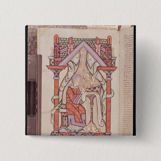 Johannes der Evangelist von den Evangelien Button (Vorderseite)